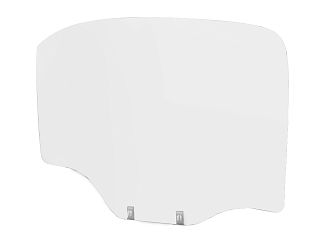 Скло двері задньої лівої 