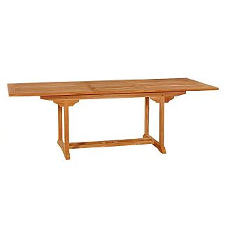 Тиковый стол раскладной прямоугольный TE-180T до 60 кг Time Eco