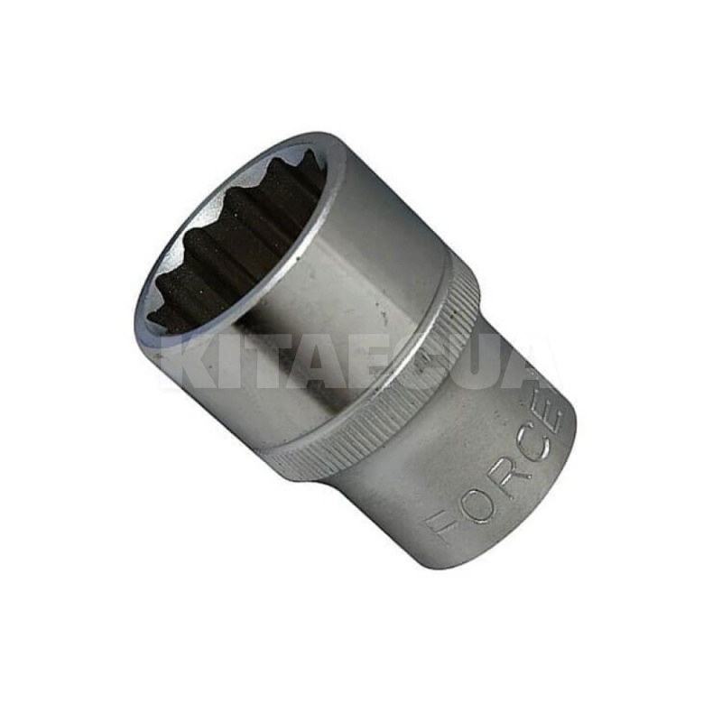 Головка торцевая 12-гранная 21 мм 1/2" 38 мм FORCE (FOR 54921)