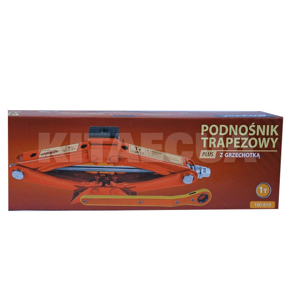 Домкрат механический ромбовидный до 1т (100мм-350мм) с трещоткой EL 100 810 ELEGANT (101375) - 2