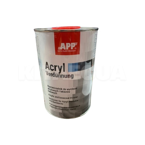 Растворитель для акриловых продуктов 1л 2K-Acryl-Verdunnung APP (030100)