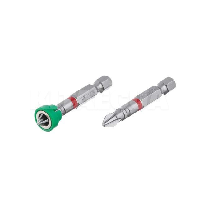 Комплект біт PH2 з обмежувачем 1/4" 50мм S2 2шт. Intertool (VT-0231)