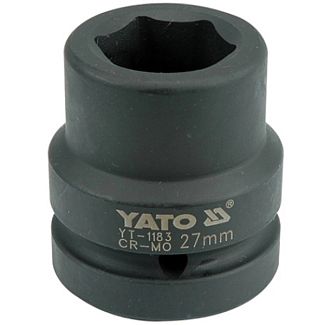 Головка торцевая ударная 6-гранная 27 мм 1" 59 мм YATO