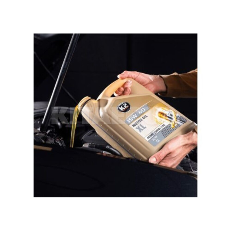 Масло моторное минеральное XL SL/CF/CF-4 15W-40 5л K2 (O2535E) - 3