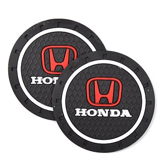 Коврики антискользящие в подстаканник 7 см Honda (2шт.) 