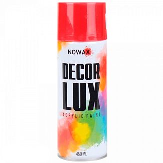 Фарба червона 450мл акрилова Decor Lux NOWAX
