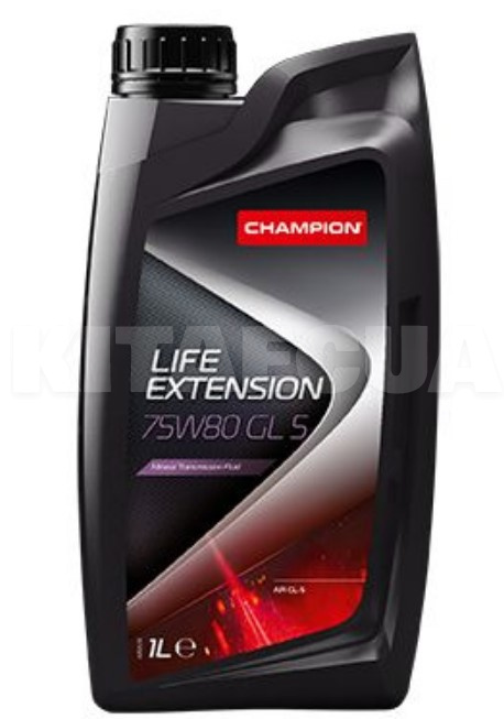 Масло трансмиссионное 1л 75W-80 LIFE EXTENSION Champion (8204104)