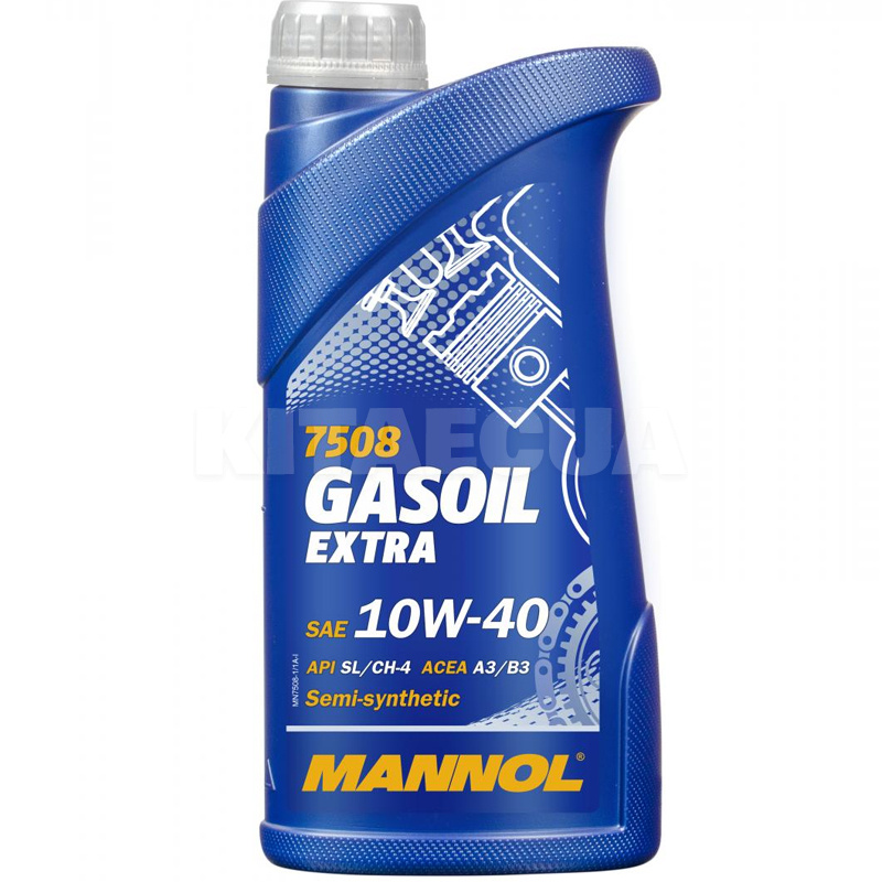 Масло моторное полусинтетическое 1л 10W-40 Gasoil Extra Mannol (MN7508-1)