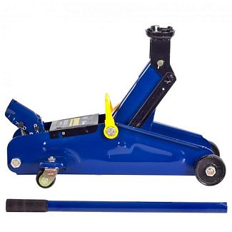 Домкрат гідравлічний підкатний до 2т (125-300мм) пластиковий кейс VITOL