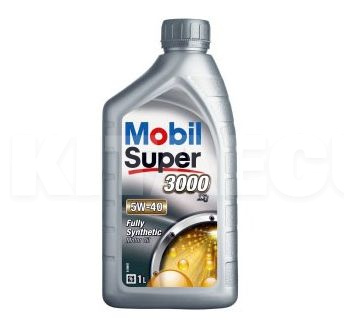 Масло моторное синтетическое 1л 5W-40 Super 3000 X1 MOBIL (152567) - 3