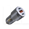 автомобільний зарядний пристрій USB+2Type-C 3А XO (XO-CC45-BK)