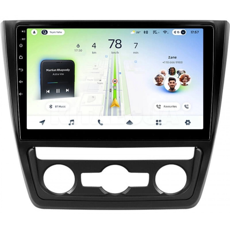 Штатная магнитола CC4L 6+64 Gb 10" Skoda Yeti 5L 2009-2014 Teyes (71443)