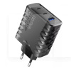 Зарядное устройство 65W 2Type-C+USB Speed Surge Gan черное PROOVE (558080001)