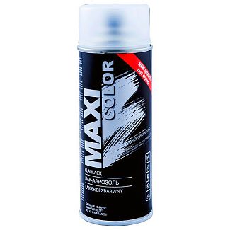 Лак матовый 0.4л однокомпонентный бесцветный MAXI COLOR