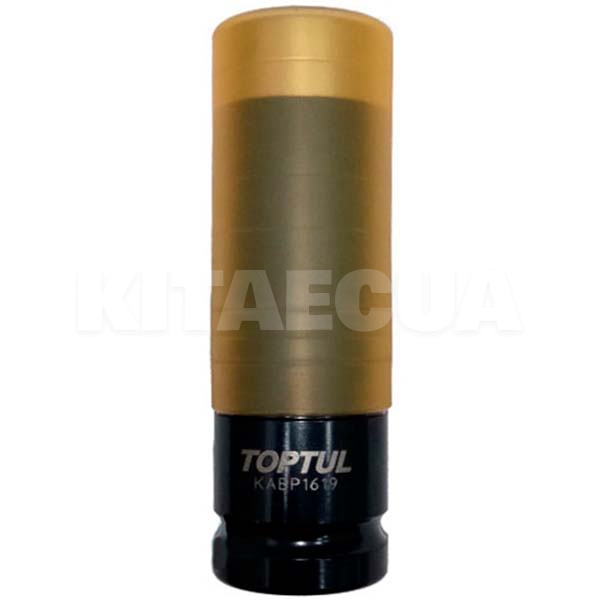 Головка ударна подовжена 6-гранна для шиномонтажу 19 мм 1/2" 86 мм TOPTUL (KABP1619)