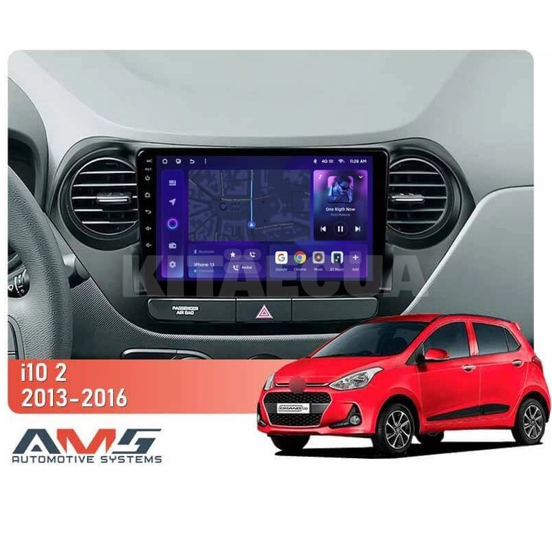Штатна магнітола MOSS M3 4+32 ГБ 9" Hyundai i10 2013-2016 (L1) AMS (49987) - 2