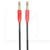 Кабель mini Jack 3.5 мм - mini Jack 3.5 mm UPA11 1м чорний HOCO (6957531079293)