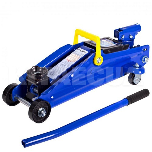 Домкрат гидравлический подкатной до 2т (128-300мм) пластиковый кейс VITOL (ДП-20007К) - 5