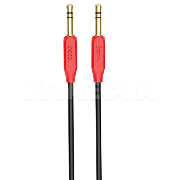 Кабель mini Jack 3.5 мм - mini Jack 3.5 mm UPA11 1м чорний HOCO (6957531079293)