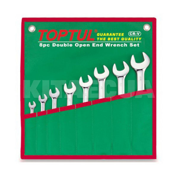 Набір ключів комбінованих 8 предметів 10-19 мм TOPTUL (GAAA0804)