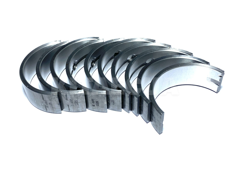 Вкладиші корінні +0.25 KLM Autoparts на TIGGO 1.6-1.8 (481H-BJ1005013BA) - 3