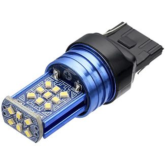 LED лампа для авто T20 W21W 12V 6000K 24 світлодіода TBS Design