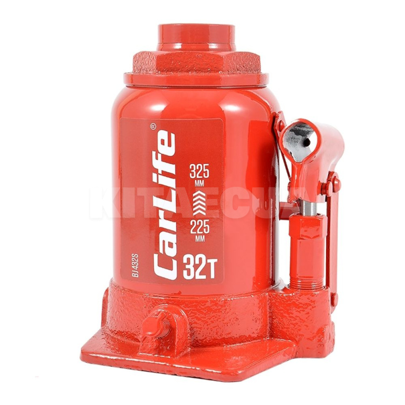 Домкрат гидравлический бутылочный 32т (225мм-325мм) CARLIFE (BJ432S) - 2