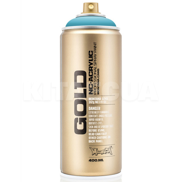 Краска декоративная акриловая 400мл 6250 "дельфины" голубая полуматовая Gold MONTANA (285202-MONTANA)