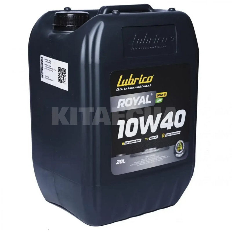 Масло моторне синтетичне 20л 10W-40 ROYAL OEM-3 DPF LUBRICO (L-1168-20100200) - 2