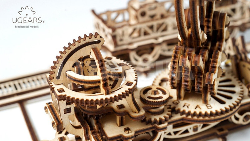Механічний місто "Маніпулятор на рейках UGEARS (70032) - 6