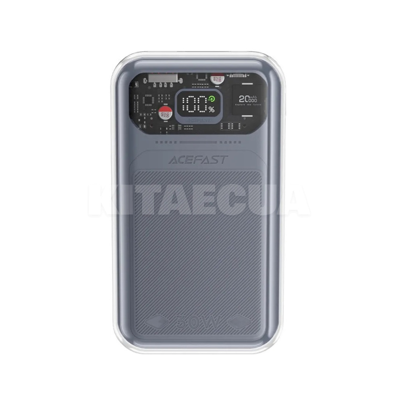 Повербанк M2 Exploration 20000mAh 30W сірий ACEFAST (6974316282068)
