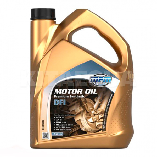 Масло моторне синтетичне 5л 5W-30 DFI MPM (MPM_05005DFI)