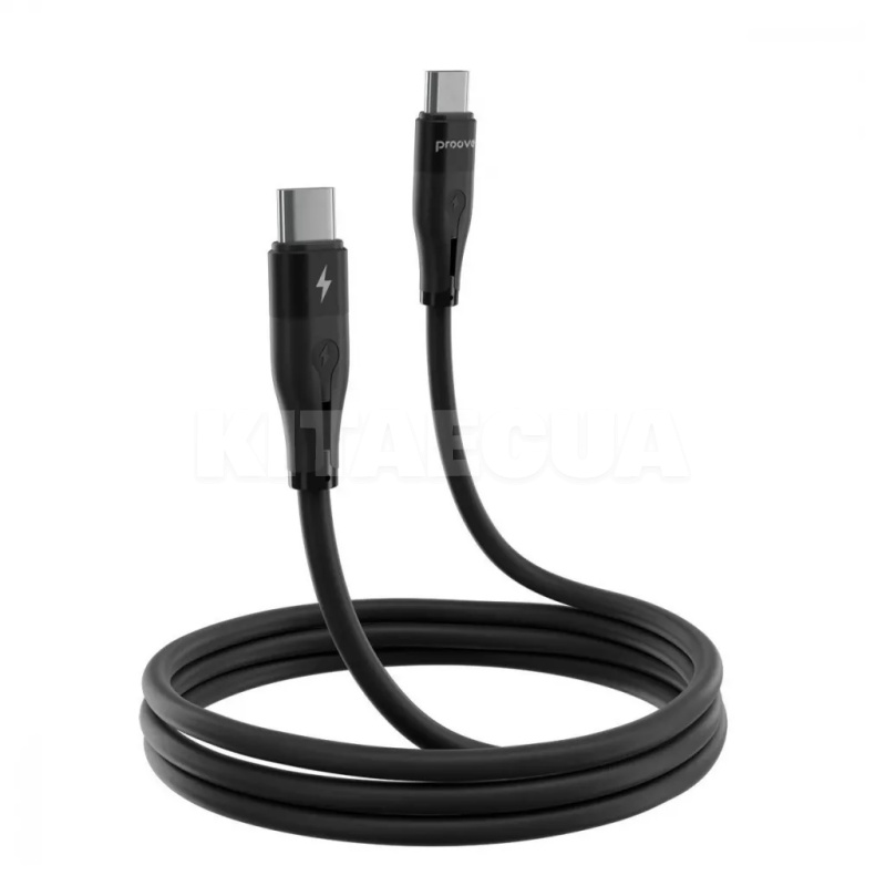 Кабель Type-C Type-C 60W 1м Soft Silicone черный PROOVE (492070001) - 5