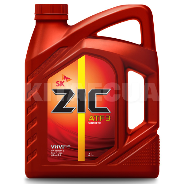 Масло трансмісійне синтетичне 4л (в ГУР) ATF-III ZIC (162632-ZIC)