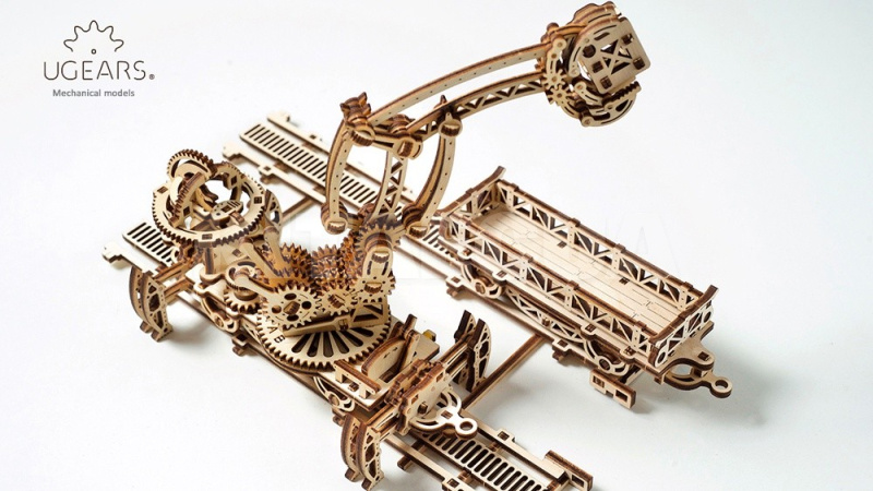 Механічний місто "Маніпулятор на рейках UGEARS (70032) - 11