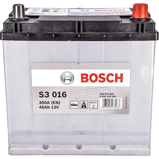 Акумулятор автомобільний 45Ач 300А "+" праворуч Bosch