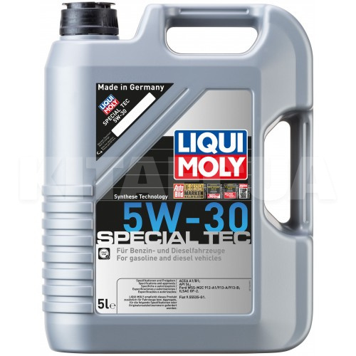 Масло моторное синтетическое 5л 5W-30 Special TEC LIQUI MOLY (9509)