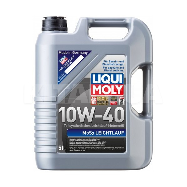 Масло моторное полусинтетическое 5л 10W-40 Mos2 Leichtlauf LIQUI MOLY (1931-LIQUI MOLY)