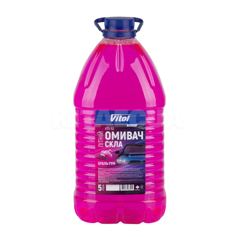 Омыватель летний 5л "бабл гам" VITOL (VTS-53)