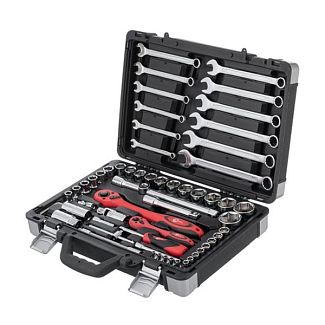 Набор инструментов профессиональный 1/4" & 1/2" 61 предмет Intertool