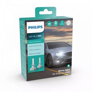 LED лампа для авто Ultinon Pro5100 HL P14.5s 12W 5800K (комплект) PHILIPS