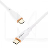 Кабель Type-C Type-C 60W 1м Jelly Silicone білий PROOVE (492010003)