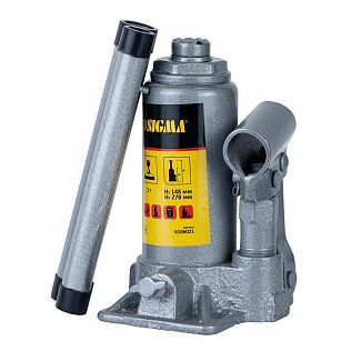 Домкрат гідравлічний пляшковий до 2т (148-278мм) STANDARD SIGMA