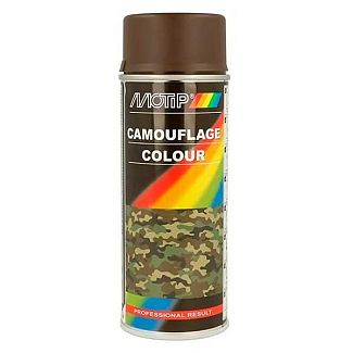 Краска 400мл "камуфляжная" коричневая нато MOTIP
