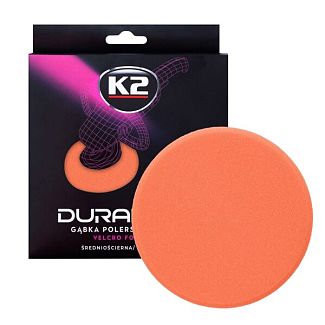 Круг для полировки 150Х25мм с липучкой Duraflex оранжевая K2