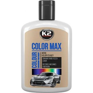 Полироль для кузова с воском 250мл COLOR MAX серебрянный K2 - Kitaec.ua Полироль для кузова с воском 250мл COLOR MAX серебрянный K2