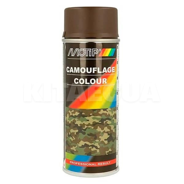 Краска 400мл "камуфляжная" коричневая нато MOTIP (04205-MOTIP)