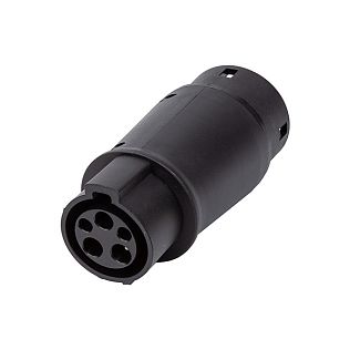 Переходник 7.4 кВт 32А 1-фаза Type 2 (станция) - Type 1 (американское авто) HiSmart