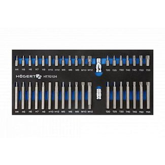 Набір біт в ложементі EVA 40 предметів HOGERT