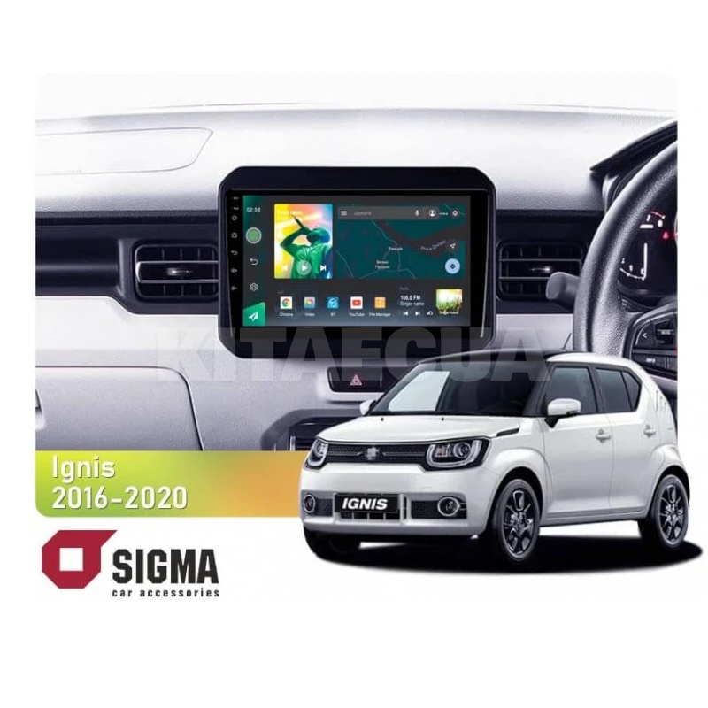 Штатная магнитола X9232 2+32 Gb 9" Suzuki Ignis 2016-2020 SIGMA4car (39311)